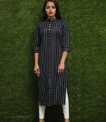Women Black Readymade Kurti