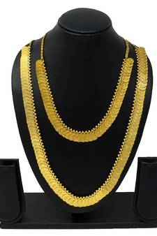 Gold necklaces