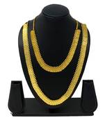 Gold necklaces