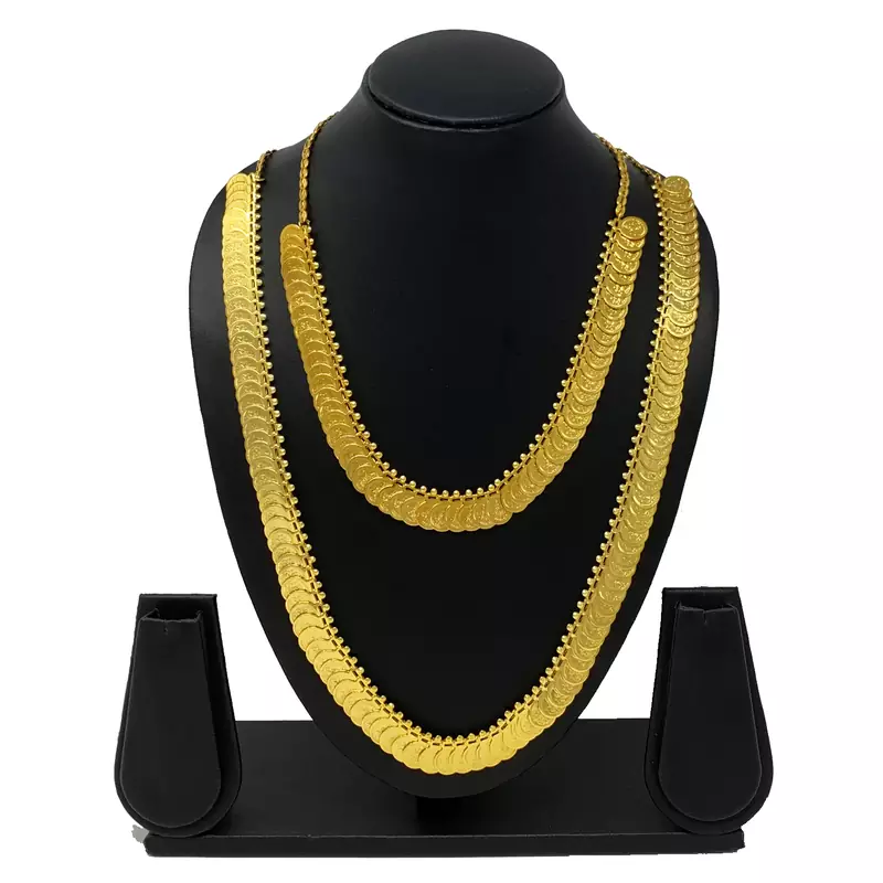 Gold necklaces