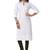 MAJESTIN Ladies Chiken White Kurti
