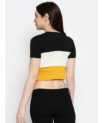 Ammarzo One Size S M Crop Top Yellow 4