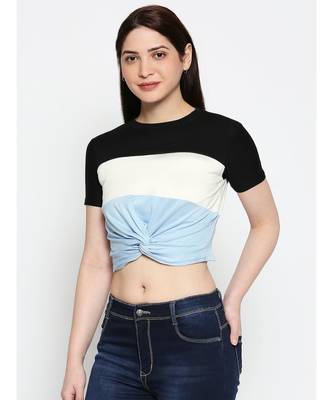Ammarzo One Size S M Crop Top Sky Blue 2