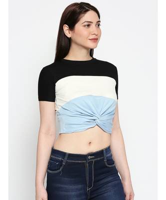 Ammarzo One Size S M Crop Top Sky Blue 3