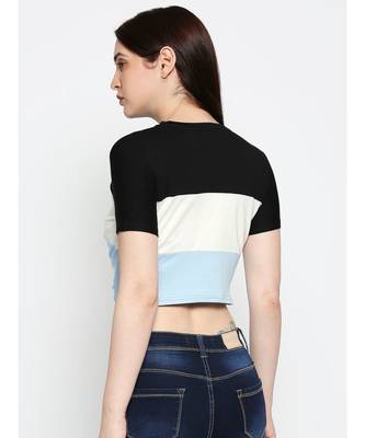 Ammarzo One Size S M Crop Top Sky Blue 4