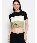 Ammarzo One Size S M Crop Top Pista Green