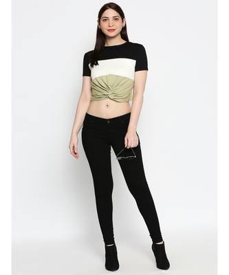 Ammarzo One Size S M Crop Top Pista Green 6