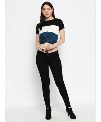 Ammarzo One Size S M Crop Top Royal Blue 6