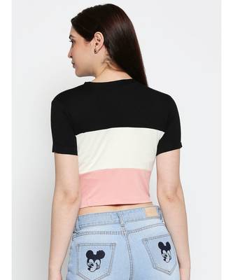 Ammarzo One Size S M Crop Top Pink 4