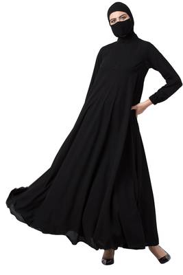 Musheco-Abaya With Umbrella Flare 1