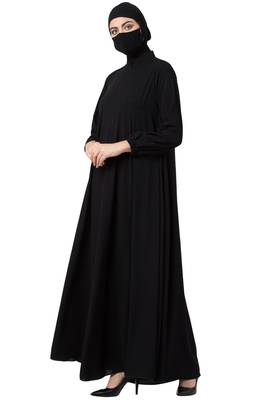 Musheco-Abaya With Umbrella Flare 2