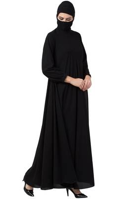 Musheco-Abaya With Umbrella Flare 3