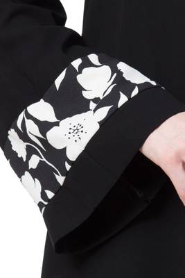 Musheco-Black Dress With Inserted Panel-Not An Abaya 5