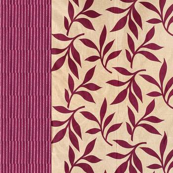 Wine Printed polyester Window Curtain 2