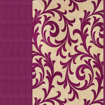 Wine Printed polyester Window Curtain 2