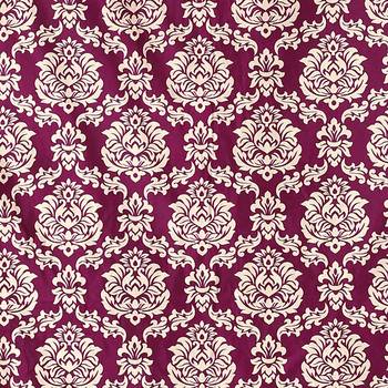 Wine Printed polyester Window Curtain 2