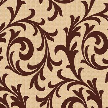 A Brown Printed  Polyester Window Curtain 2