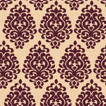 A dark Maroon Printed  Polyester Window Curtain 2