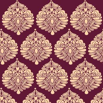 A Wine Printed  Polyester Window Curtain 2
