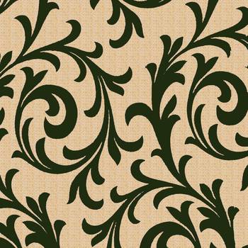 Green Printed polyester Window Curtain 2