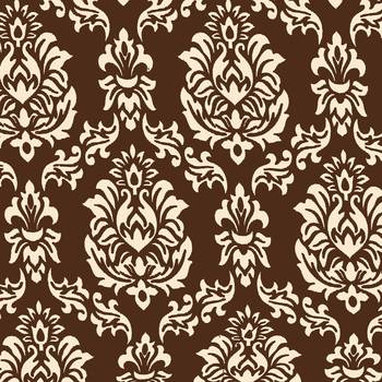 A Coffee Printed  Polyester Window Curtain 2