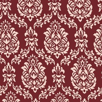A Maroon Printed  Polyester Window Curtain 2