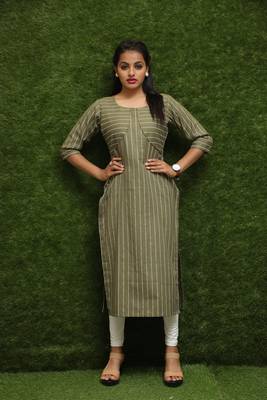Girls Green Designer Kurti  1