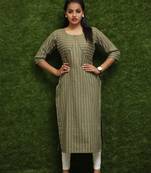 Girls Green Designer Kurti 