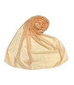 Stole For Women - RESTOCKED - BEST SELLER BACK IN STOCK - Premium Cotton Rain Drop Hijab - Orange