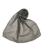 Stole For Women - RESTOCKED - BEST SELLER BACK IN STOCK - Premium Cotton Rain Drop Hijab - Greyish Grey