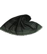 Stole For Women Choice - Cotton Fabric - Stripes and Patches Embroidered All Over The Hijab - Green