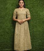 Women Green Long Kurti