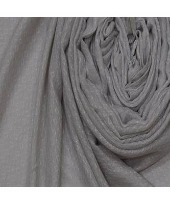 Best Selling Stole - Premium Cotton Fabric - Circular Design All Over The Stole With Fringe's At The Border - Cream 4