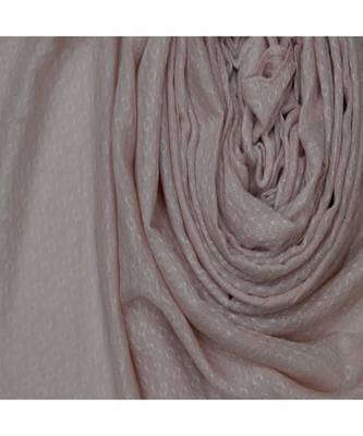 Best Selling Stole - Premium Cotton Fabric - Circular Design All Over The Stole With Fringe's At The Border - Pink 4