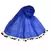 Premium Crush Cotton Fabric - Designer Party Wear Striped Liner Stole With Colourful Fringe's - Blue
