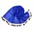 Premium Crush Cotton Fabric - Designer Party Wear Striped Liner Stole With Colourful Fringe's - Blue