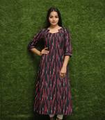 Women Blue Readymade Long Kurti