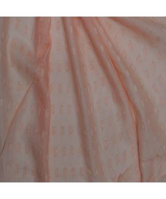 - Shining Silver Liner All Over The Stole - Best For Party Wear - Fringe's On The Border Of The Stole - Orange 4