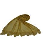 Best Selling Basic Hijab - Back To Basics - Fabric - Rich Cotton - Goldenish Finish Textured All Over The Stole - Yellow