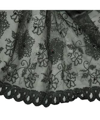 Best In Class - Best In Design - Rich Diamond Work - Stripes and Embroidered Liner With Cotton Blend Fabric - Green 4