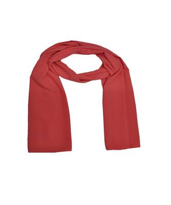 Premium Rich Chiffon Fabric - Best For All Season's - Hijabs That Don't Slip - Premium Plain Chiffon Hijab - Orange 1