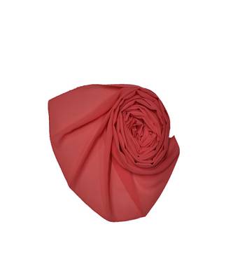 Premium Rich Chiffon Fabric - Best For All Season's - Hijabs That Don't Slip - Premium Plain Chiffon Hijab - Orange 2