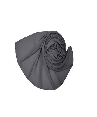 Premium Rich Chiffon Fabric - Best For All Season's - Hijabs That Don't Slip - Premium Plain Chiffon Hijab - Grey 2