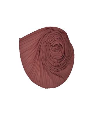 New Launch - Fabric : Chiffon Fabric - Quality On Point - Pleated Chiffon Hijab - Orange 2