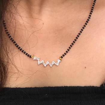 White mangalsutra 3