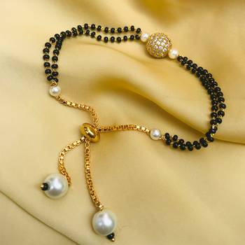 White mangalsutra 1