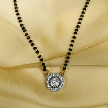 White mangalsutra 1
