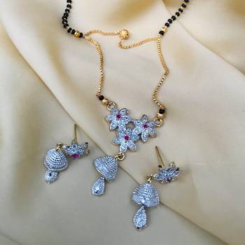 White mangalsutra 1