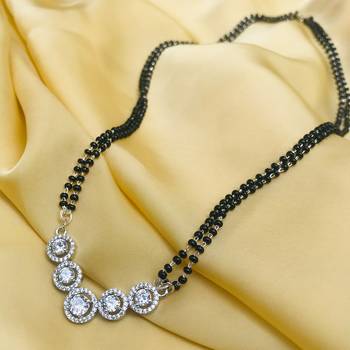 White mangalsutra 1