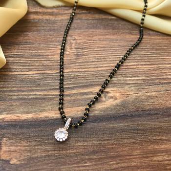White mangalsutra 1